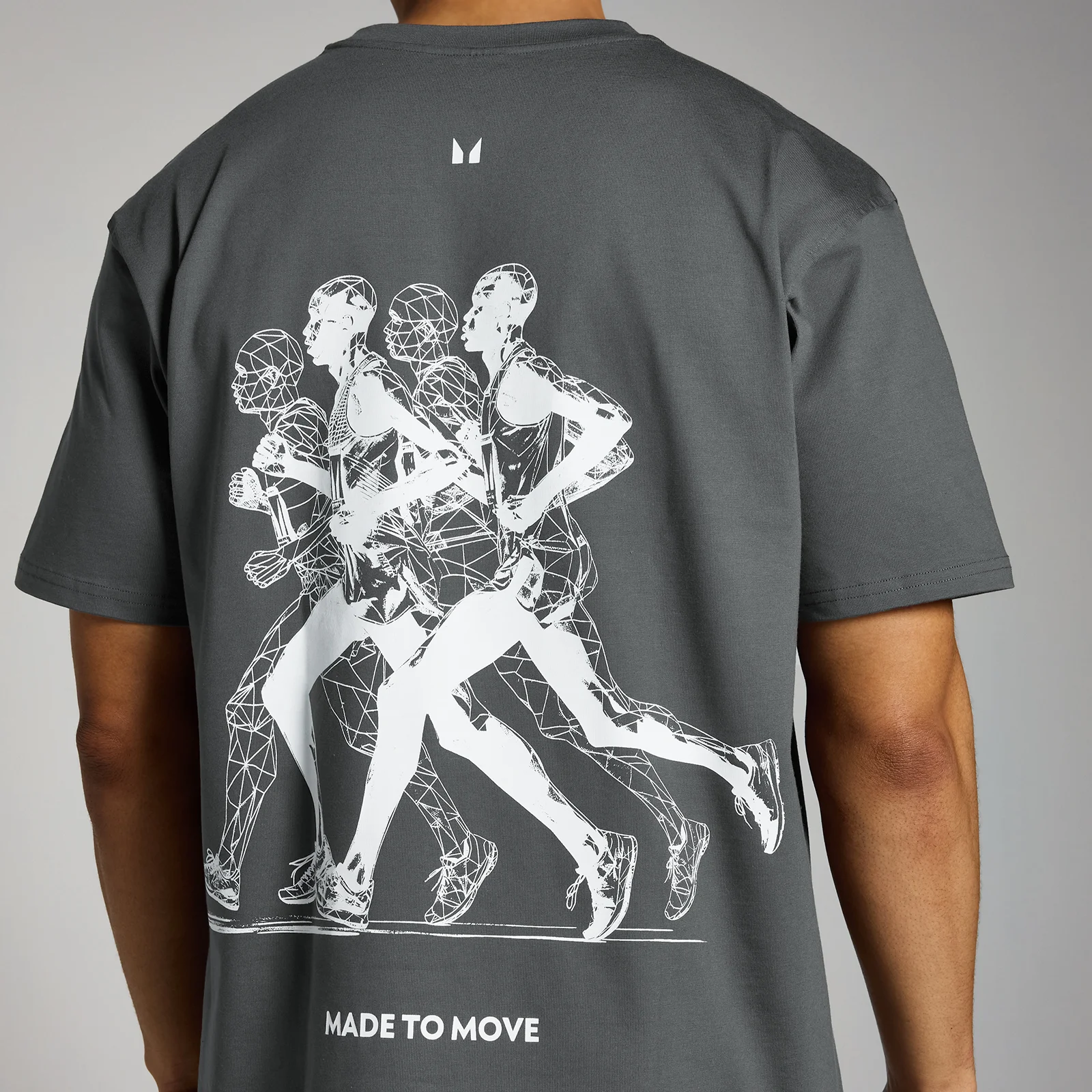 MP Velocity Ultra Graphic Jogging T-Shirt - Dark Grey - XXS - XS Image 5