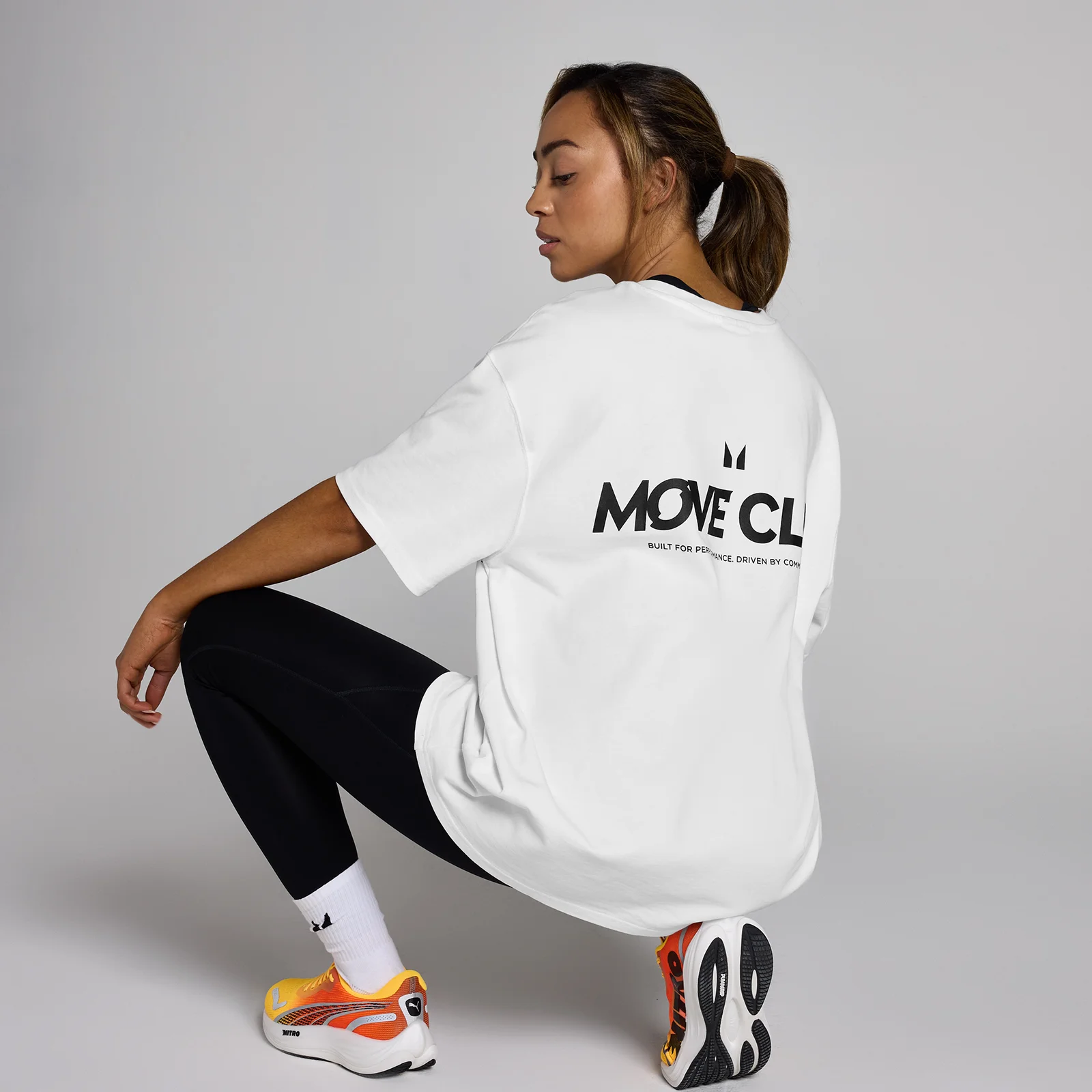 MP Unisex Move Club T-Shirt - White - S-M Image 4