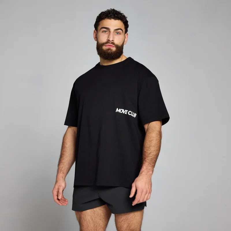 MP Men's Move Club T-Shirt - Black - S-M Image 1