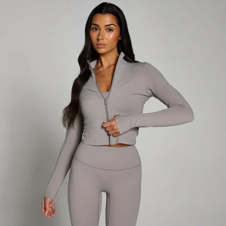 MP Women's Tempo Cropped Jacket - Mushroom