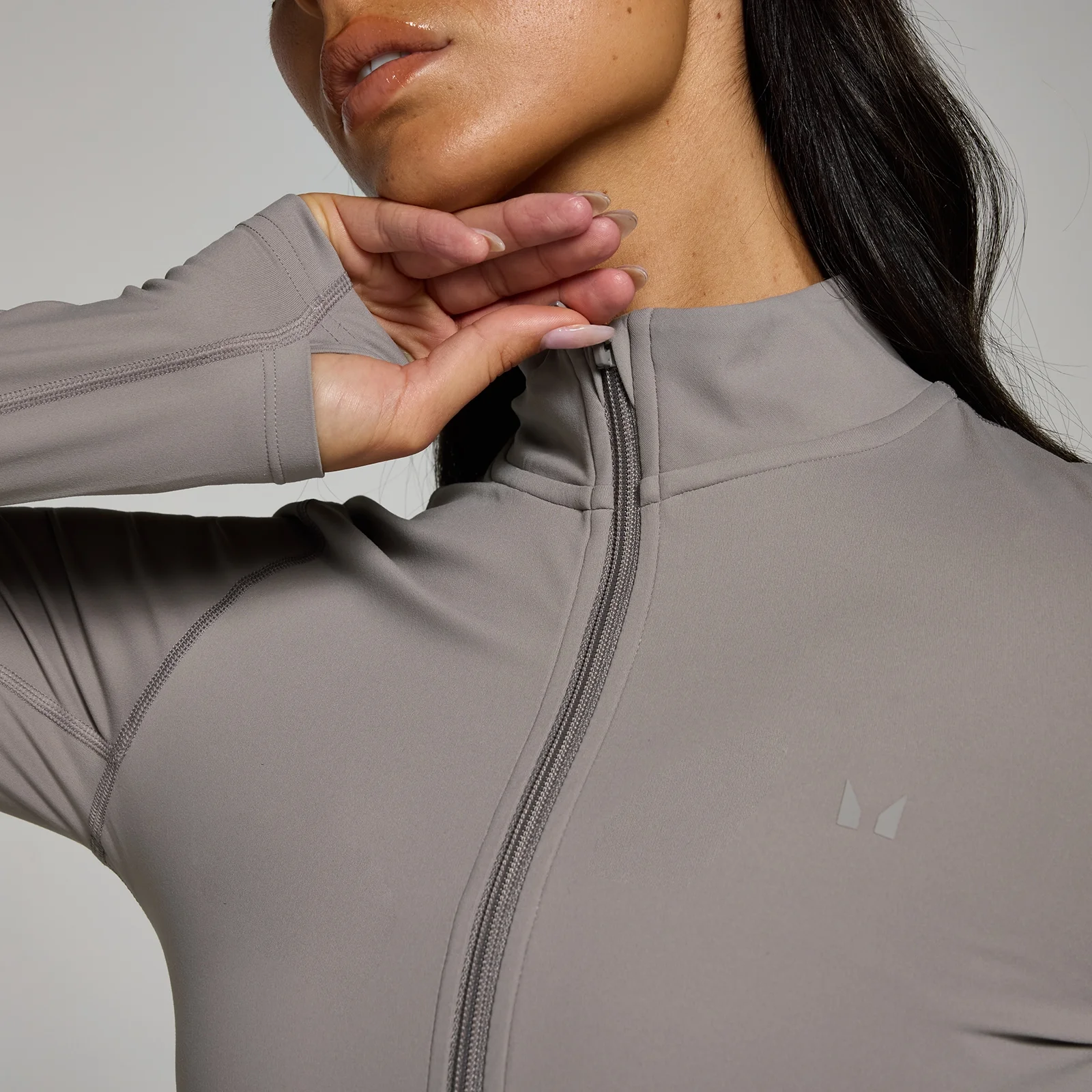 MP Women's Tempo Cropped Jacket - Mushroom - XS Image 4