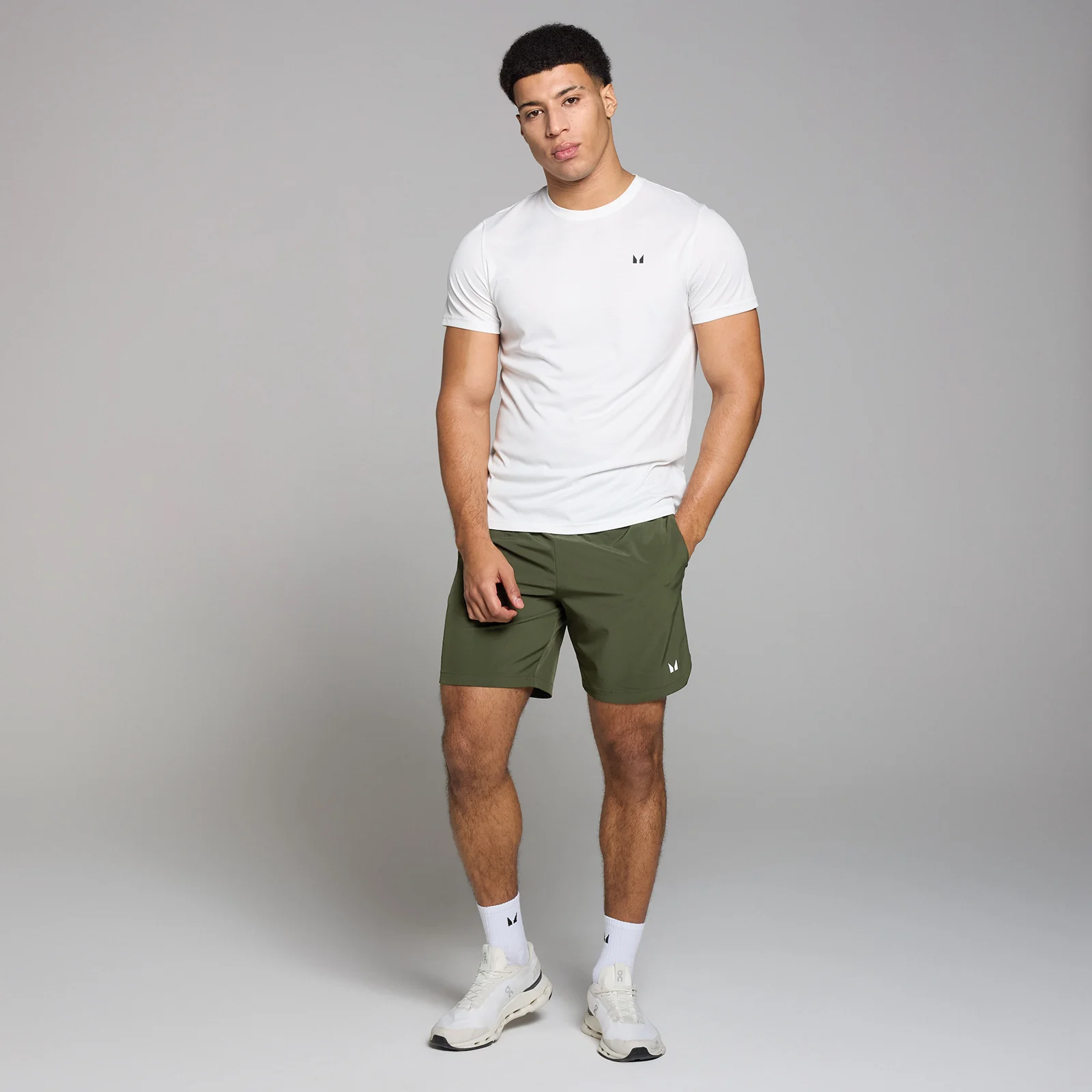 MP Men's Active Woven 7" Shorts - Dark Khaki - XL Image 3