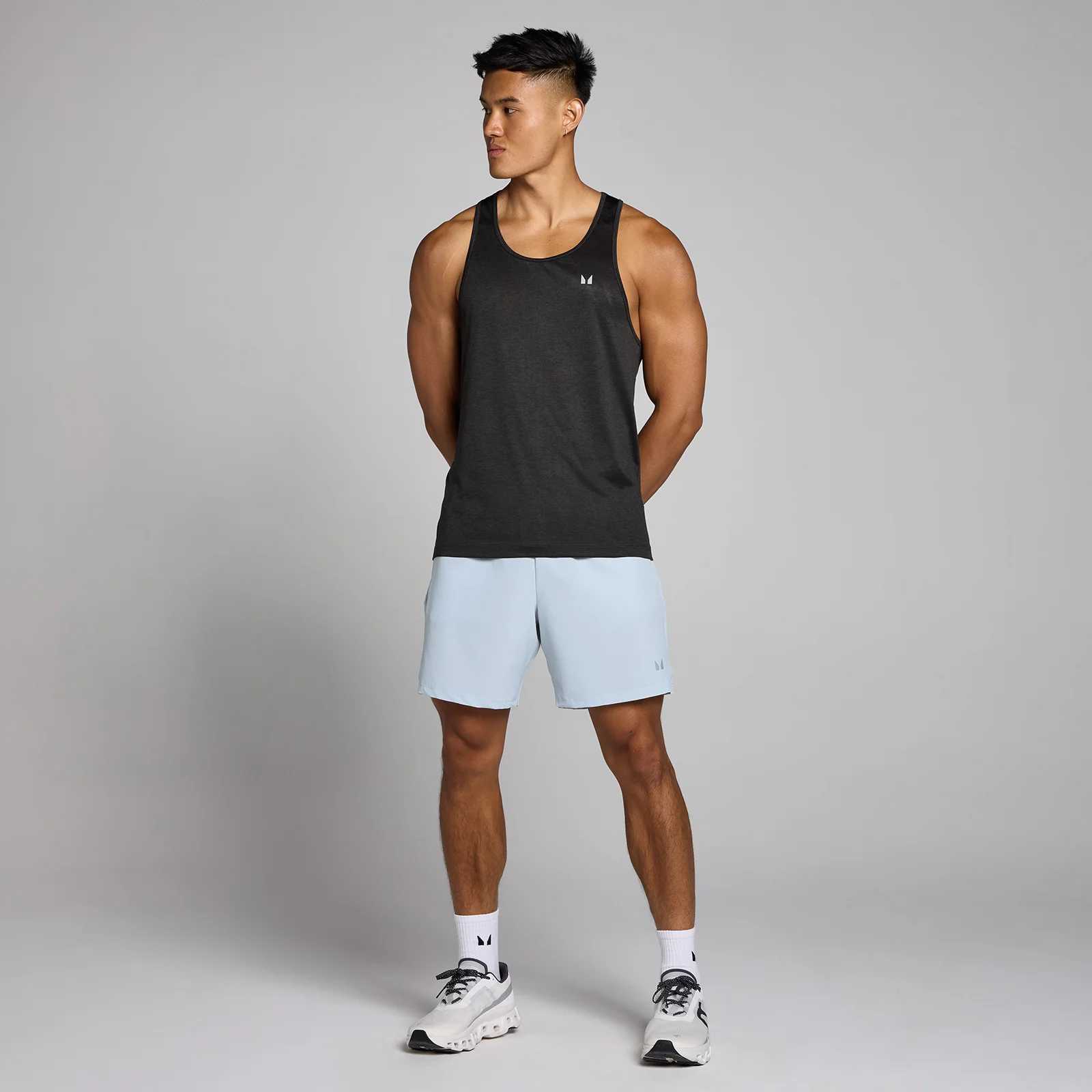 MP Men's Tempo 7-Inch Short - Ice Grey - XL Image 3