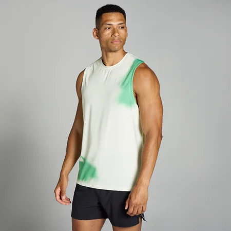 MP Men's Velocity Mesh Print Tank - White