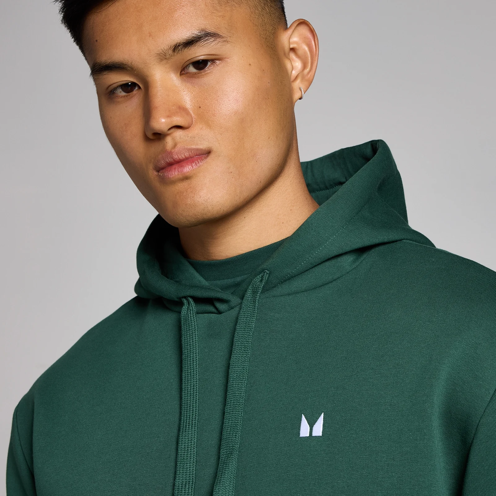 MP Men's Rest Day Hoodie - Racing Green - XS Image 4