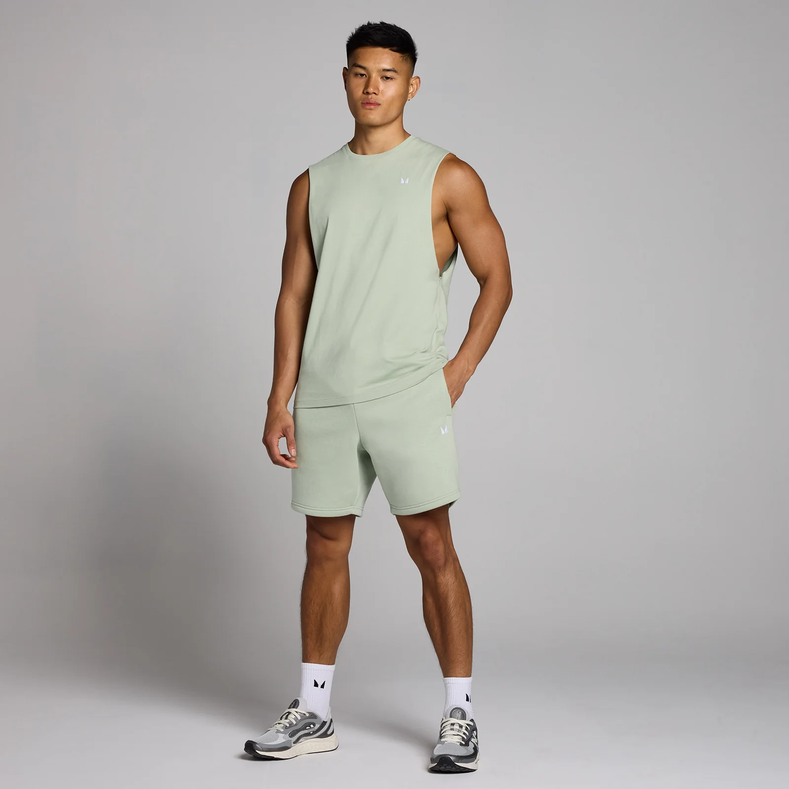 MP Men's Rest Day Sweatshorts - Pastel Green - XS Image 3