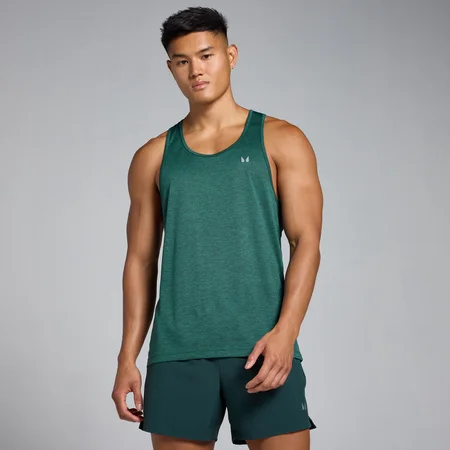 MP Men's Tempo Marl Vest - Deep Green