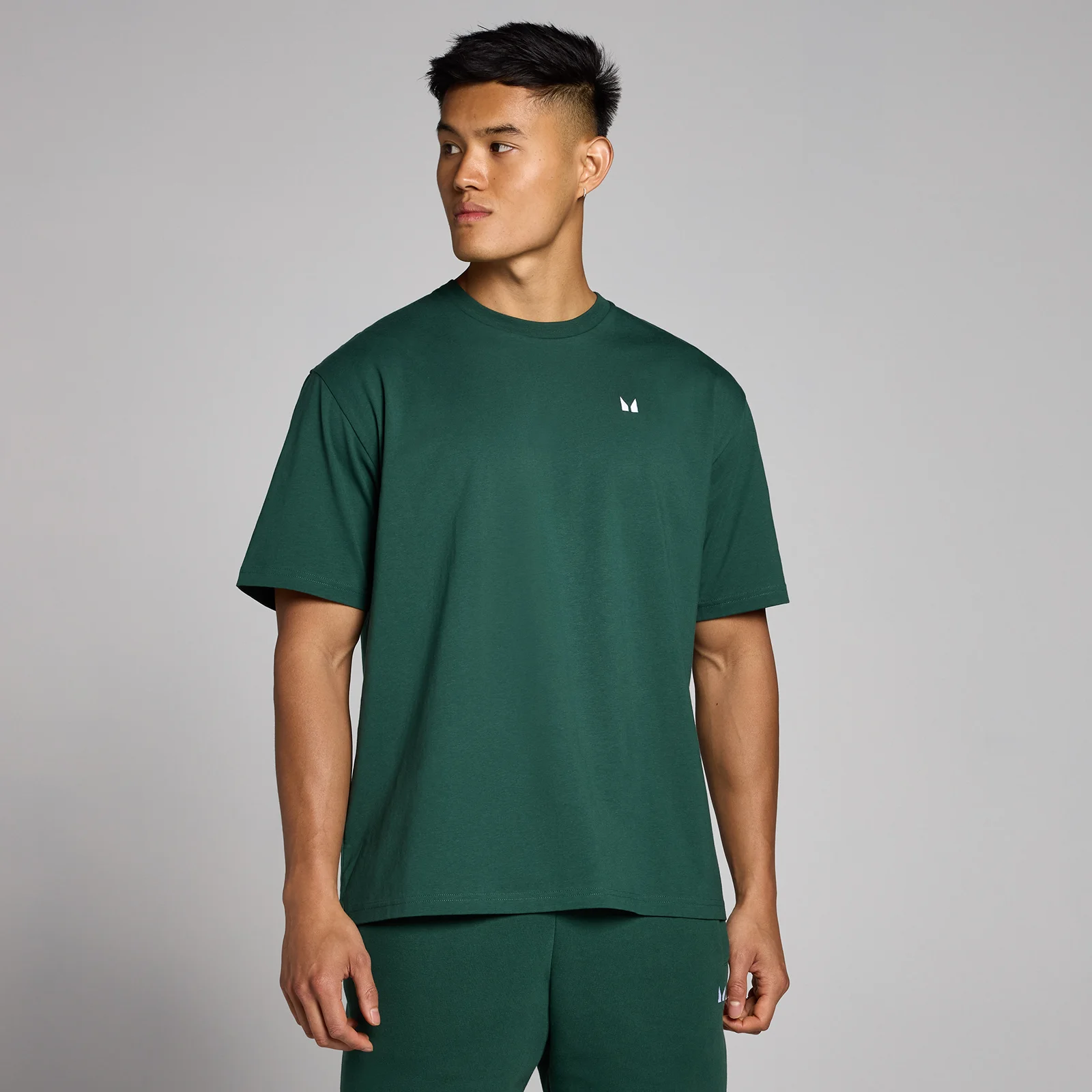 MP Men's Rest Day Oversized T-Shirt - Racing Green - XS Image 1