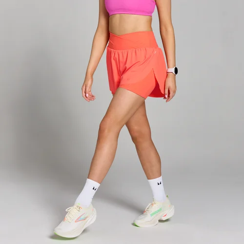 MP Women's Velocity Pleated Running Short - Amber