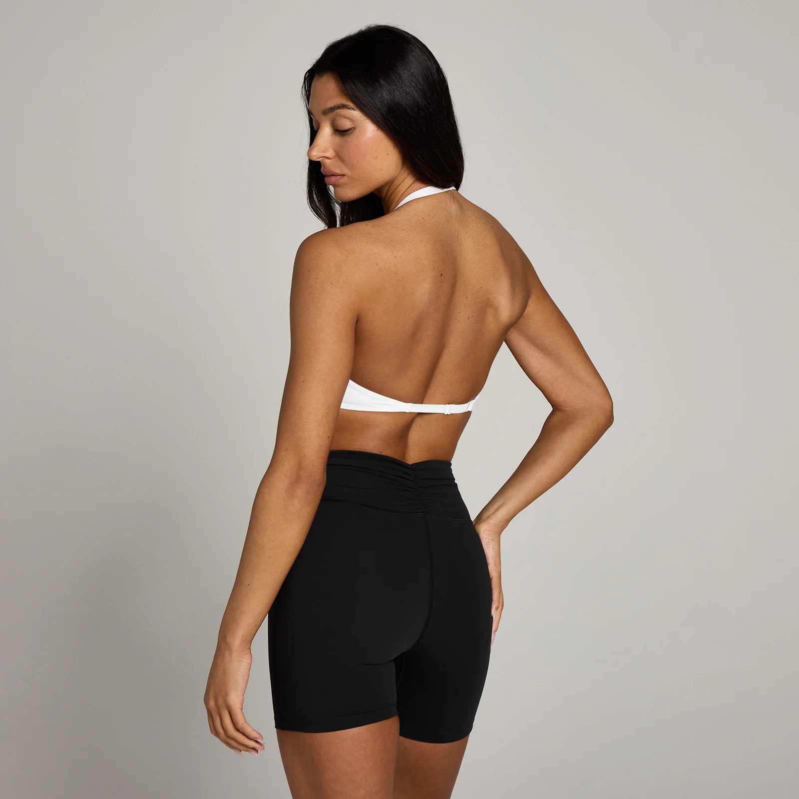 MP Women's Tempo Halterneck Open Back Sports Bra - White - M Image 1