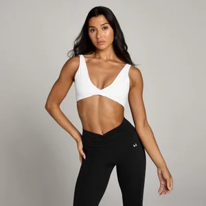 MP Women's Tempo Twist Front Sports Bra - White - Size S