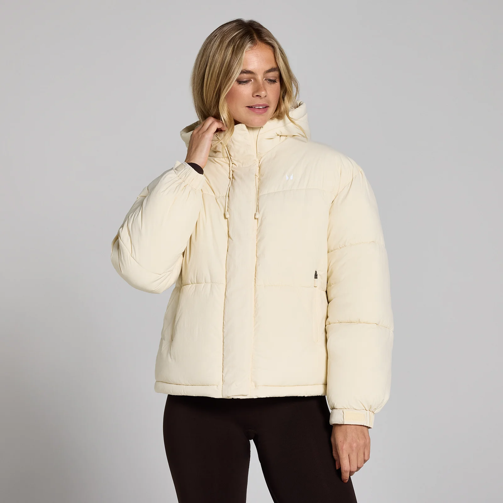 MP Women's Short Padded Puffer Jacket - Soft Cream - XS Image 1