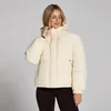 MP Women's Short Padded Puffer Jacket - Soft Cream