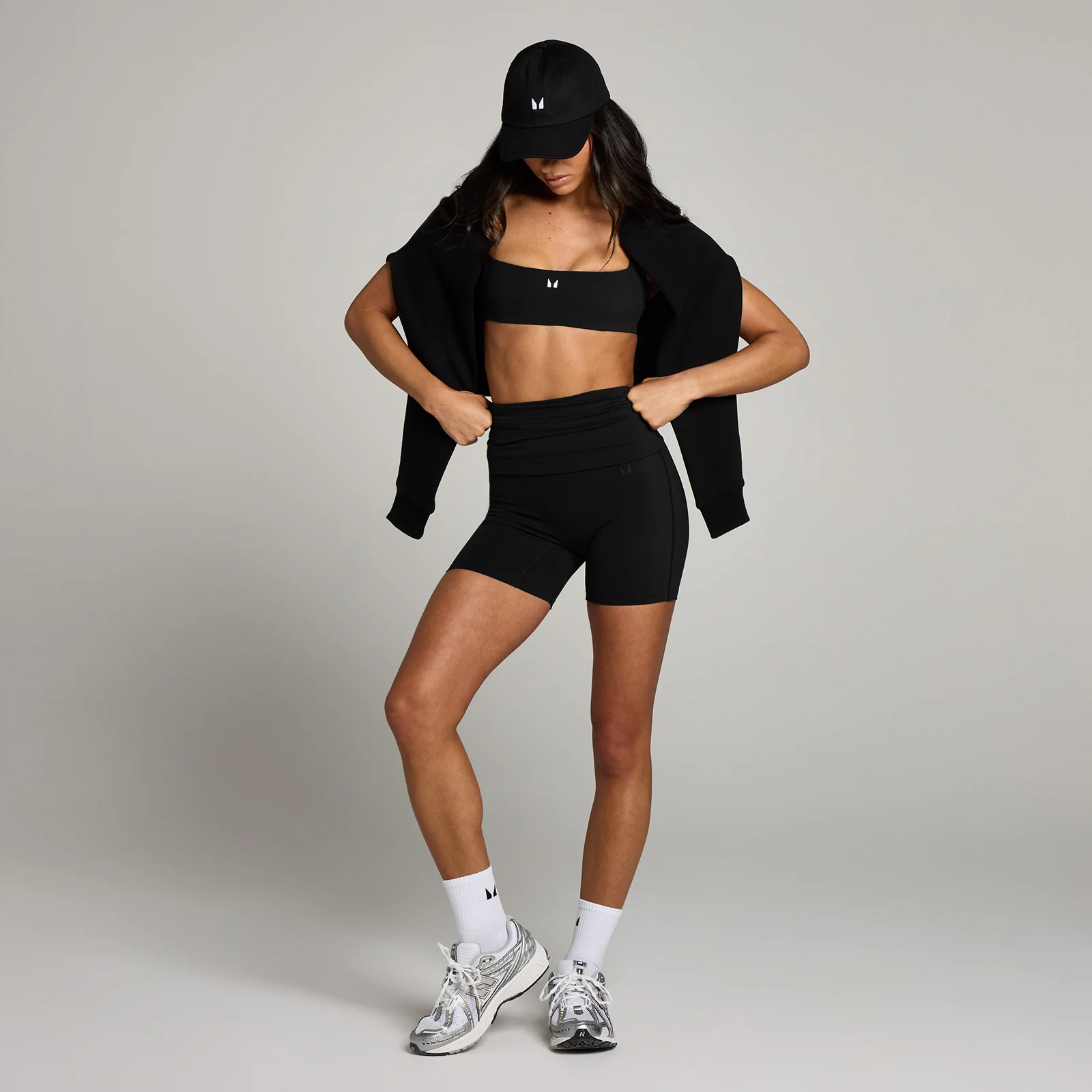 MP Women's Studio Fold Over Short - Black - XS Image 5