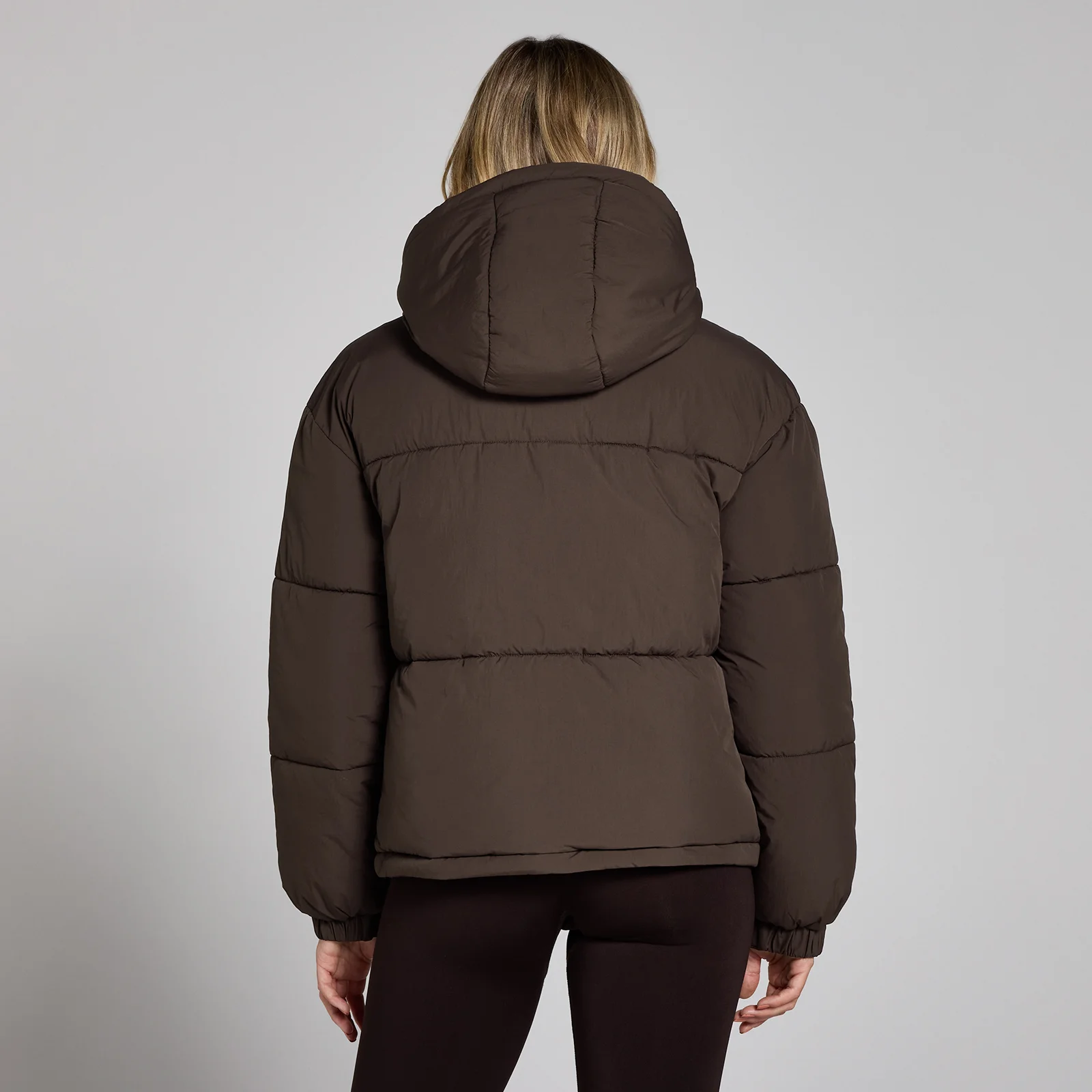 MP Women's Short Padded Puffer Jacket - Chocolate - XS Image 2