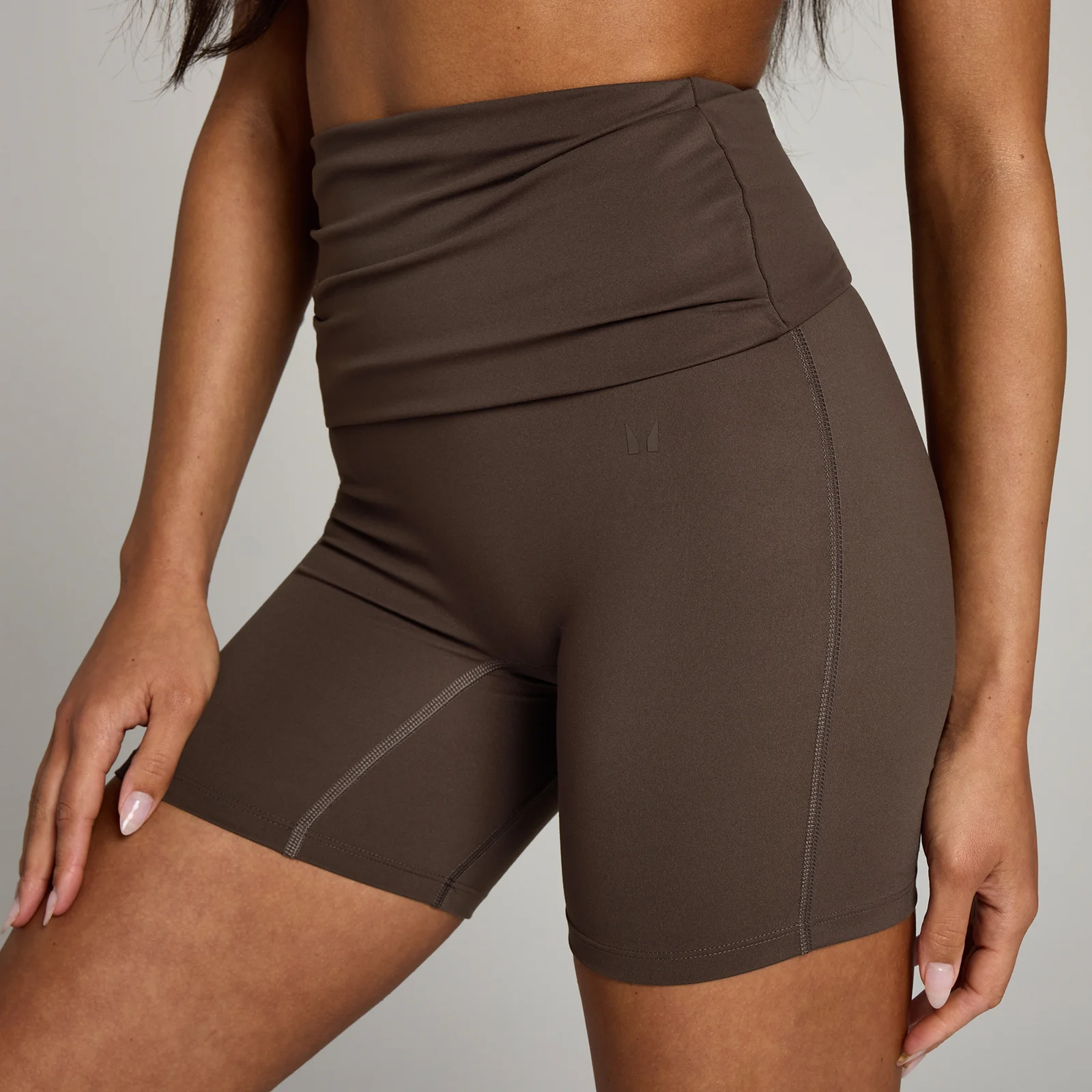 MP Women's Studio Fold Over Short - Chocolate - S Image 4