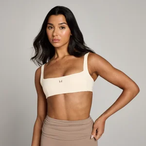 MP Women's Studio Open Back Sports Bra - Soft Cream - Size XL
