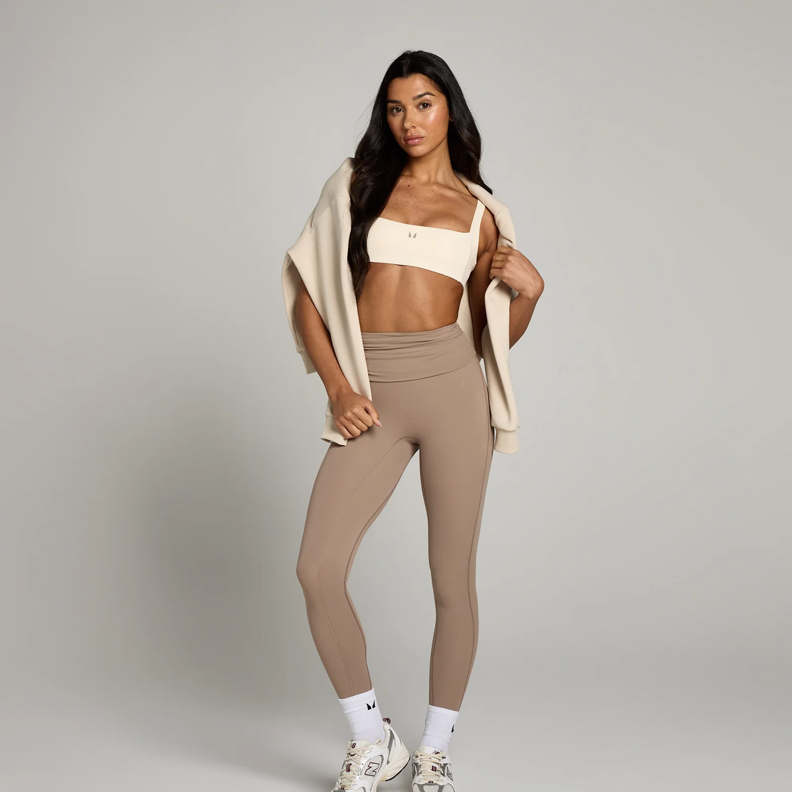 MP Women's Studio Open Back Sports Bra - Soft Cream - XL Image 3