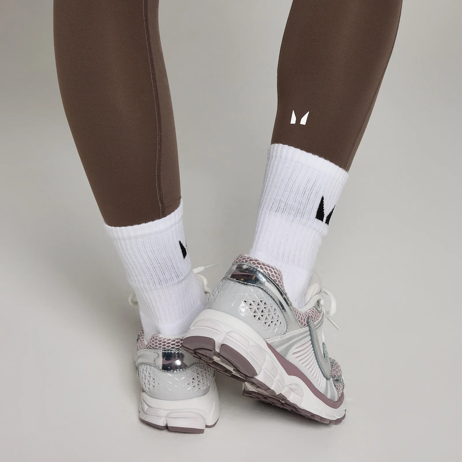 MP Women's Studio Fold Over Legging - Chocolate - S Image 5