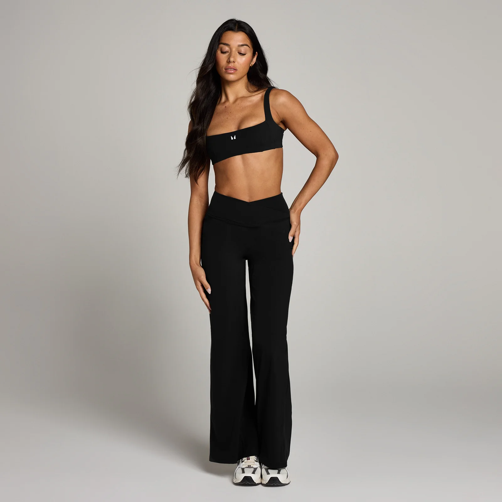 MP Women's Studio Open Back Sports Bra - Black - L Image 3