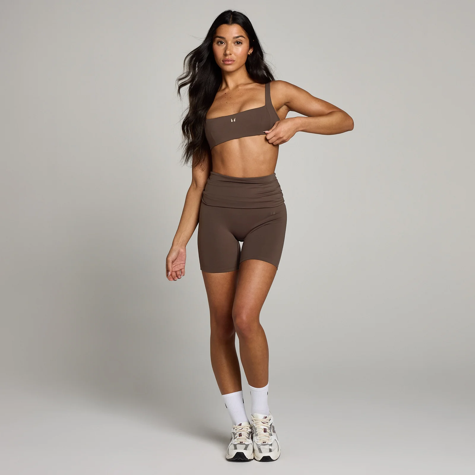 MP Women's Studio Open Back Sports Bra - Chocolate - XL Image 3