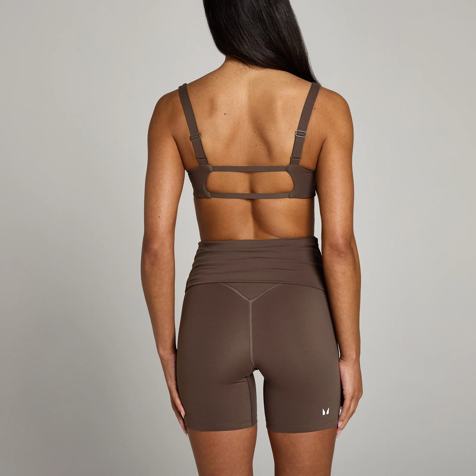 MP Women's Studio Open Back Sports Bra - Chocolate - XL Image 2