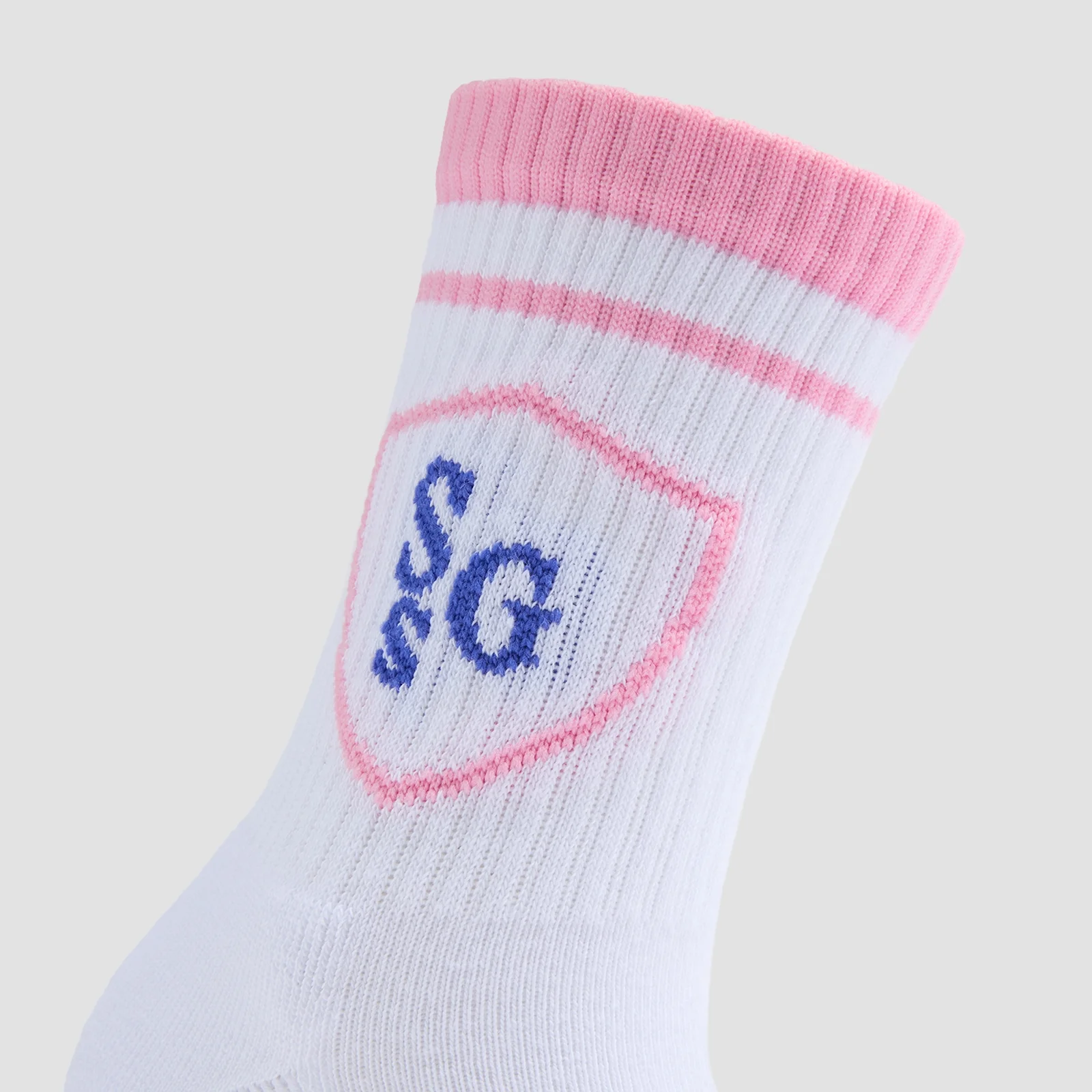 MP Strong Girl Society Crew Socks (1 pack) - White - UK 2-5 Image 4