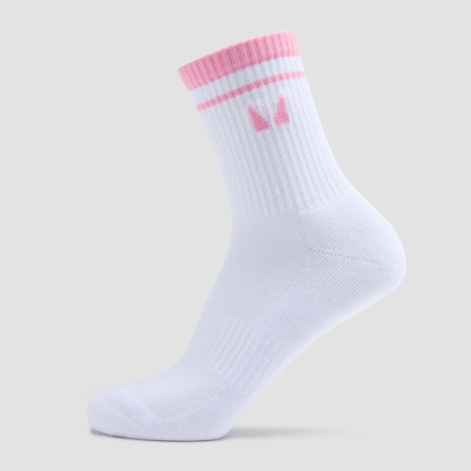 MP Strong Girl Society Crew Socks (1 pack) - White - UK 2-5 Image 3