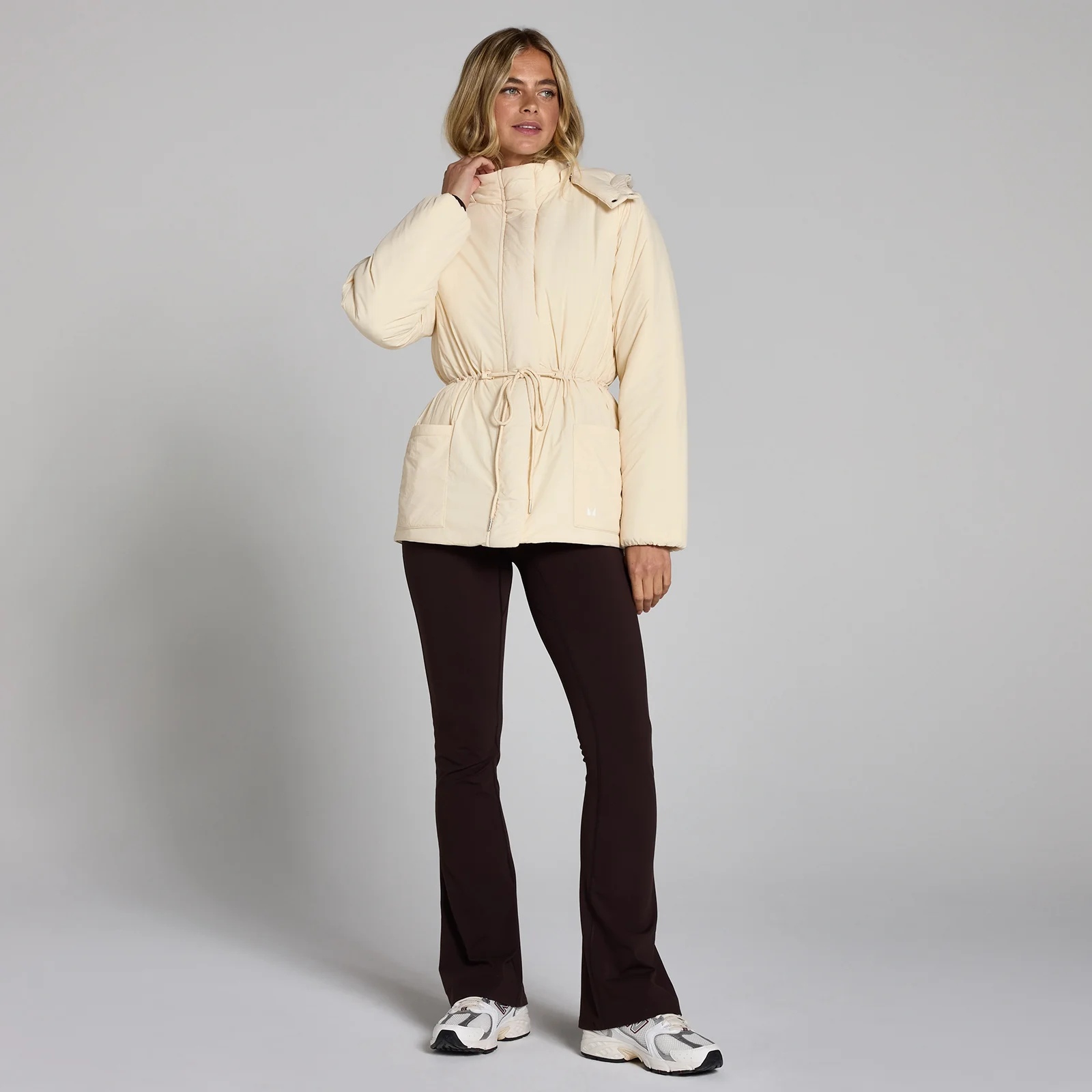 MP Women's Adjustable Waist Short Jacket - Soft Cream - XS Image 3