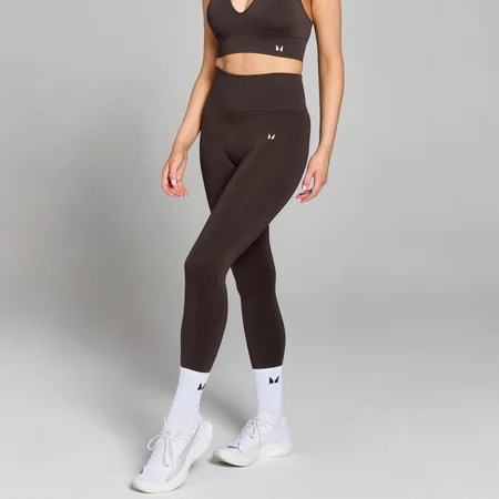 MP Women's Tempo Seamless Scrunch Leggings - Chocolate
