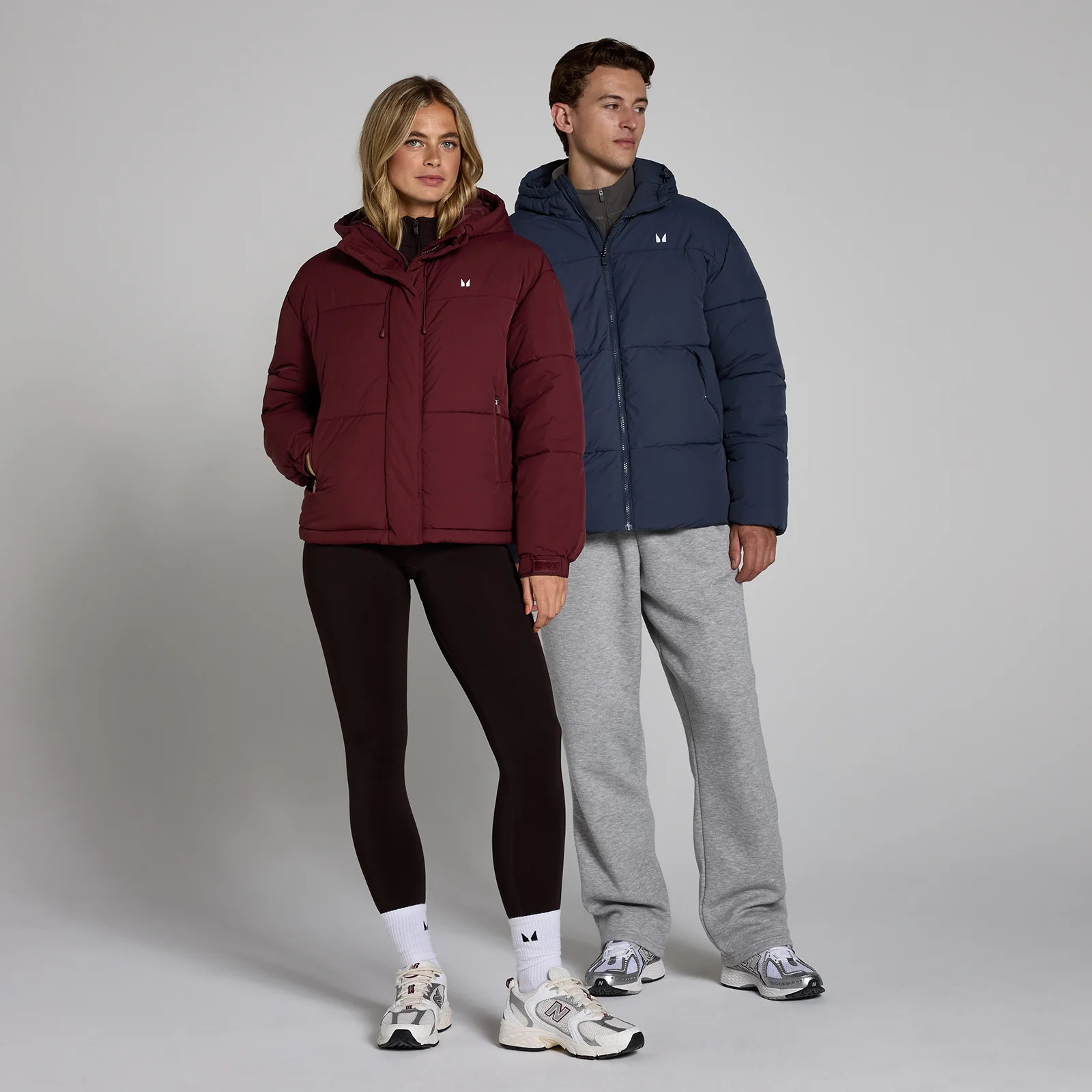 MP Women's Short Padded Puffer Jacket - Deep Berry - XS Image 5