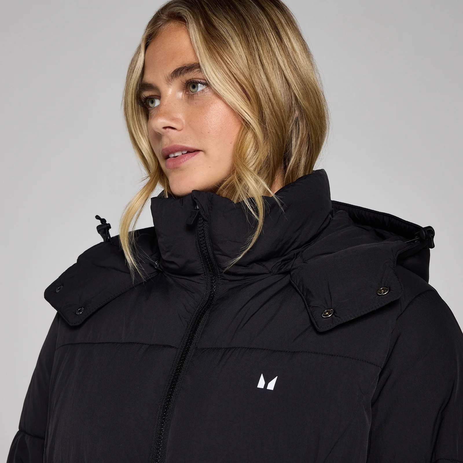 MP Women's Maxi Padded Puffer Jacket - Black - XS Image 4