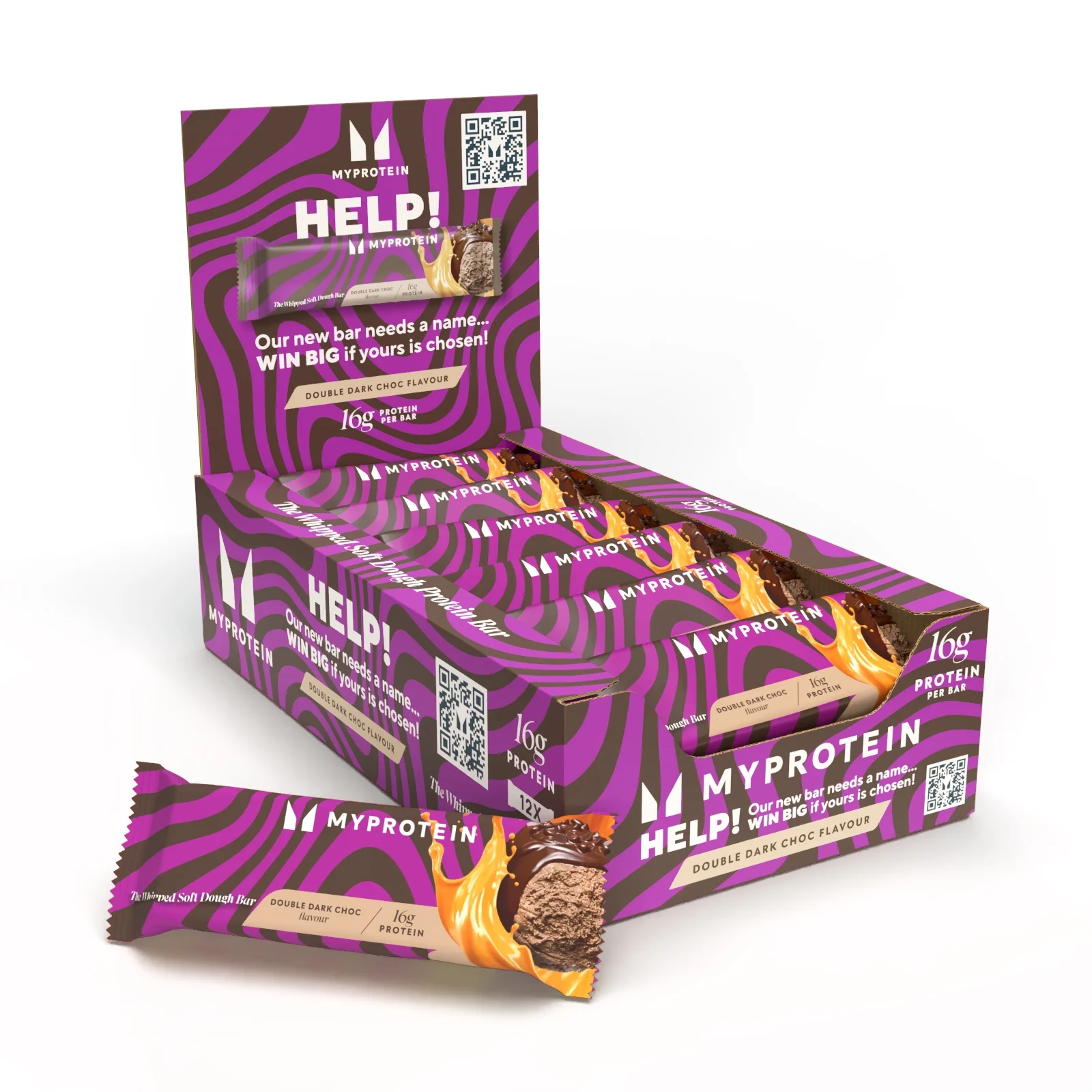 Delicious Protein Bar - 12Bars - Double Dark Choc Image 1
