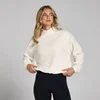 MP Women's Funnel Neck 1/4 Zip Fleece - Soft Cream