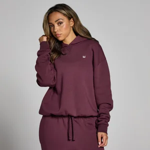 MP Women's Basics Oversized Hoodie - Deep Berry - Size XS