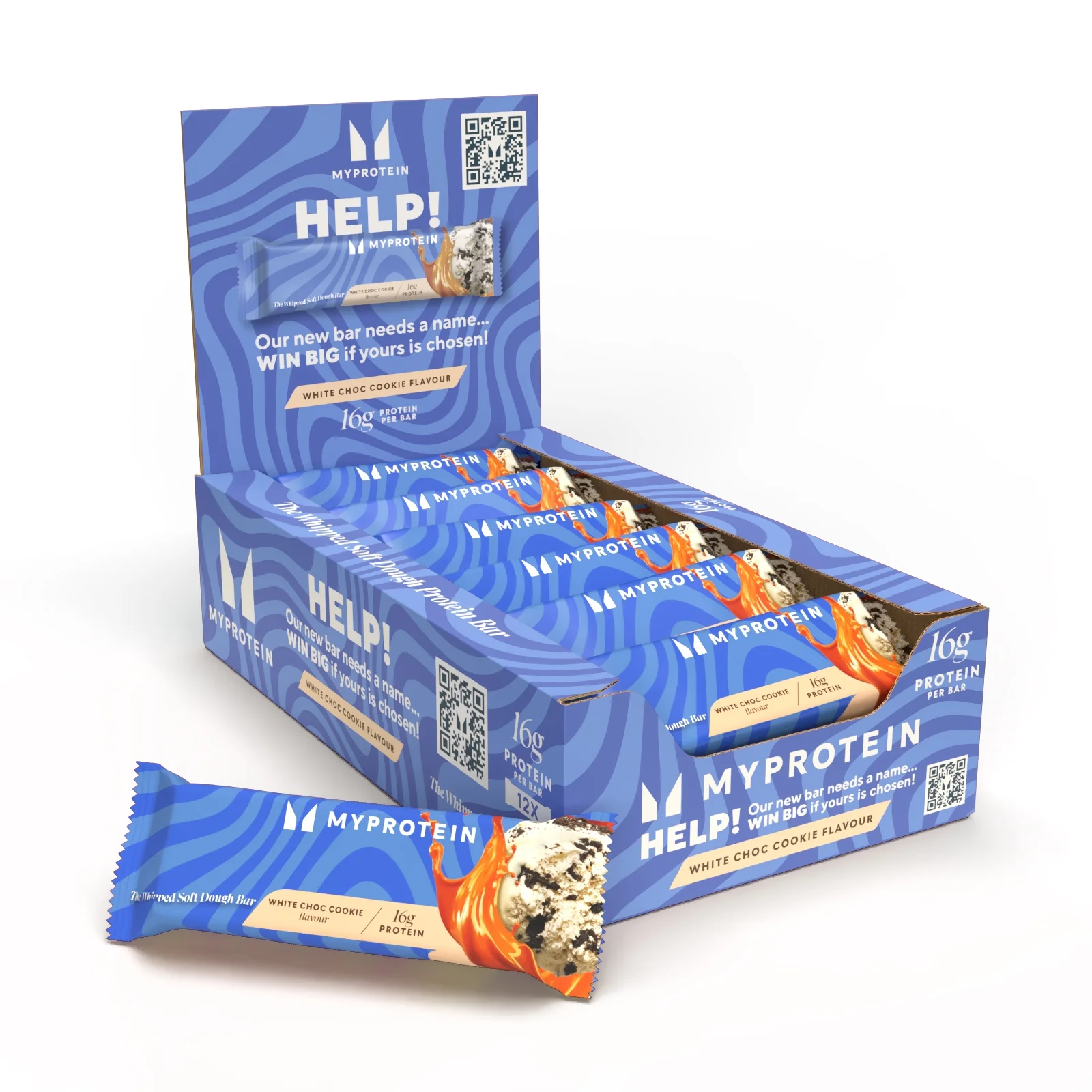 Delicious Protein Bar - 12Bars - White Choc Cookie Image 1