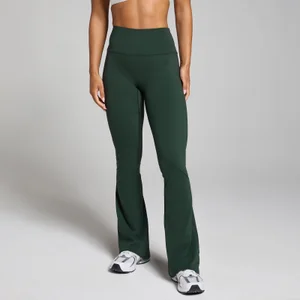 MP Women's Tempo Flared Leggings - Dark Emerald - Size XS