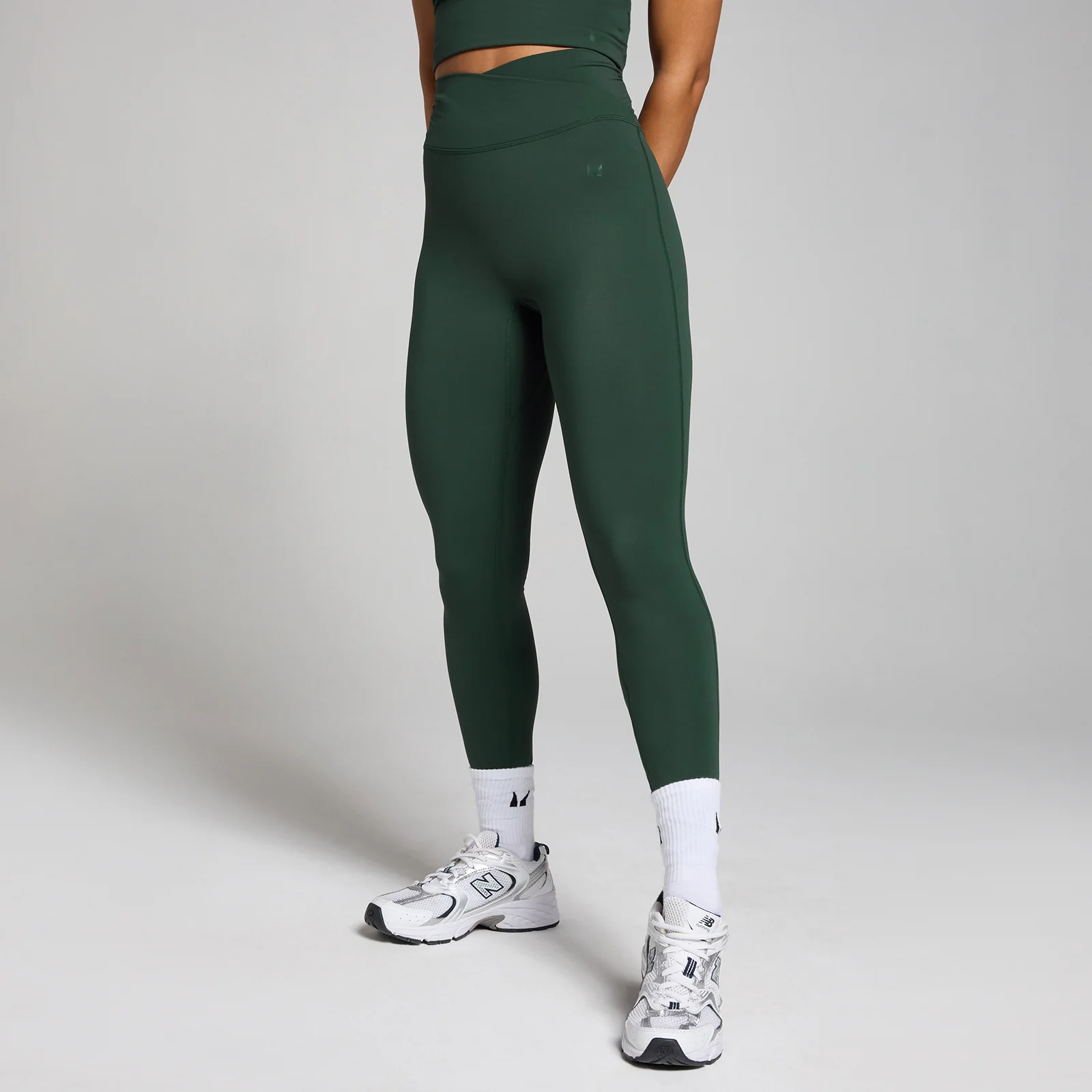 MP Women's Tempo Leggings - Dark Emerald - XS Image 1