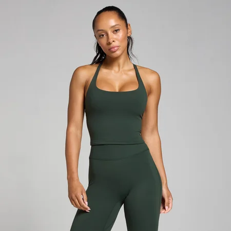MP Women's Tempo Strappy Racerback Vest - Dark Emerald