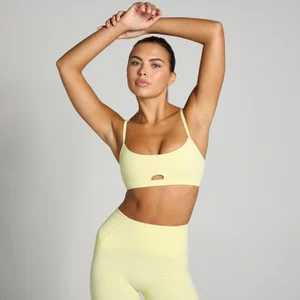 MP Women's Tempo Ultra Strappy Bra - Lemon - Size XXL