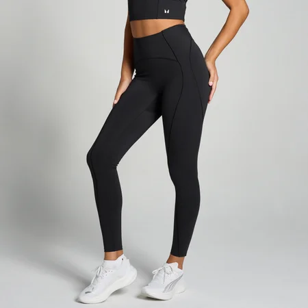 MP Women's Tempo Ultra Curved Seam Leggings - Black