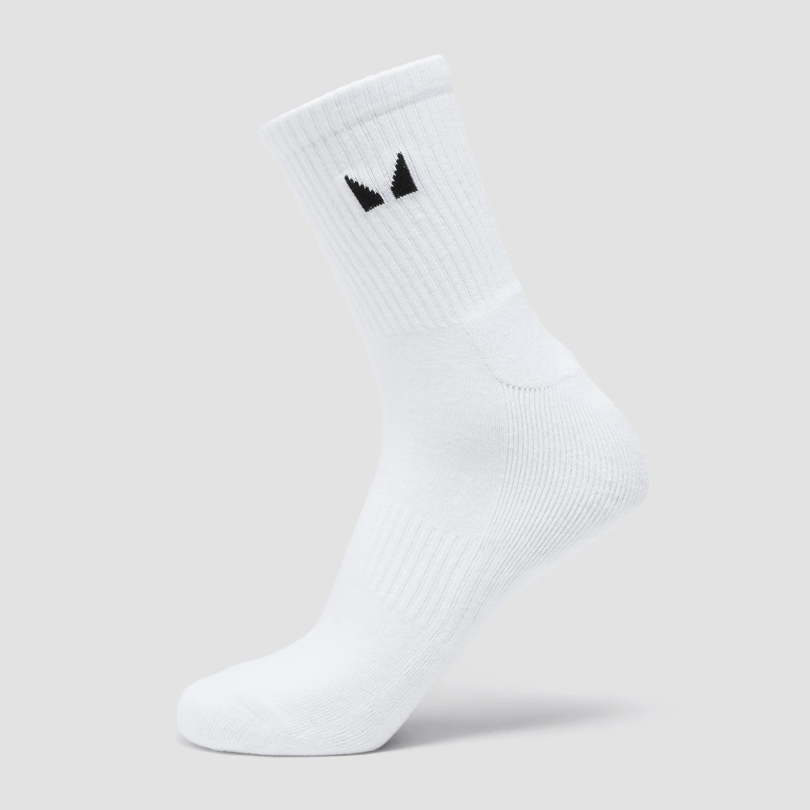 MP Unisex Crew Socks (1 Pack) - White - UK 6-8 Image 1