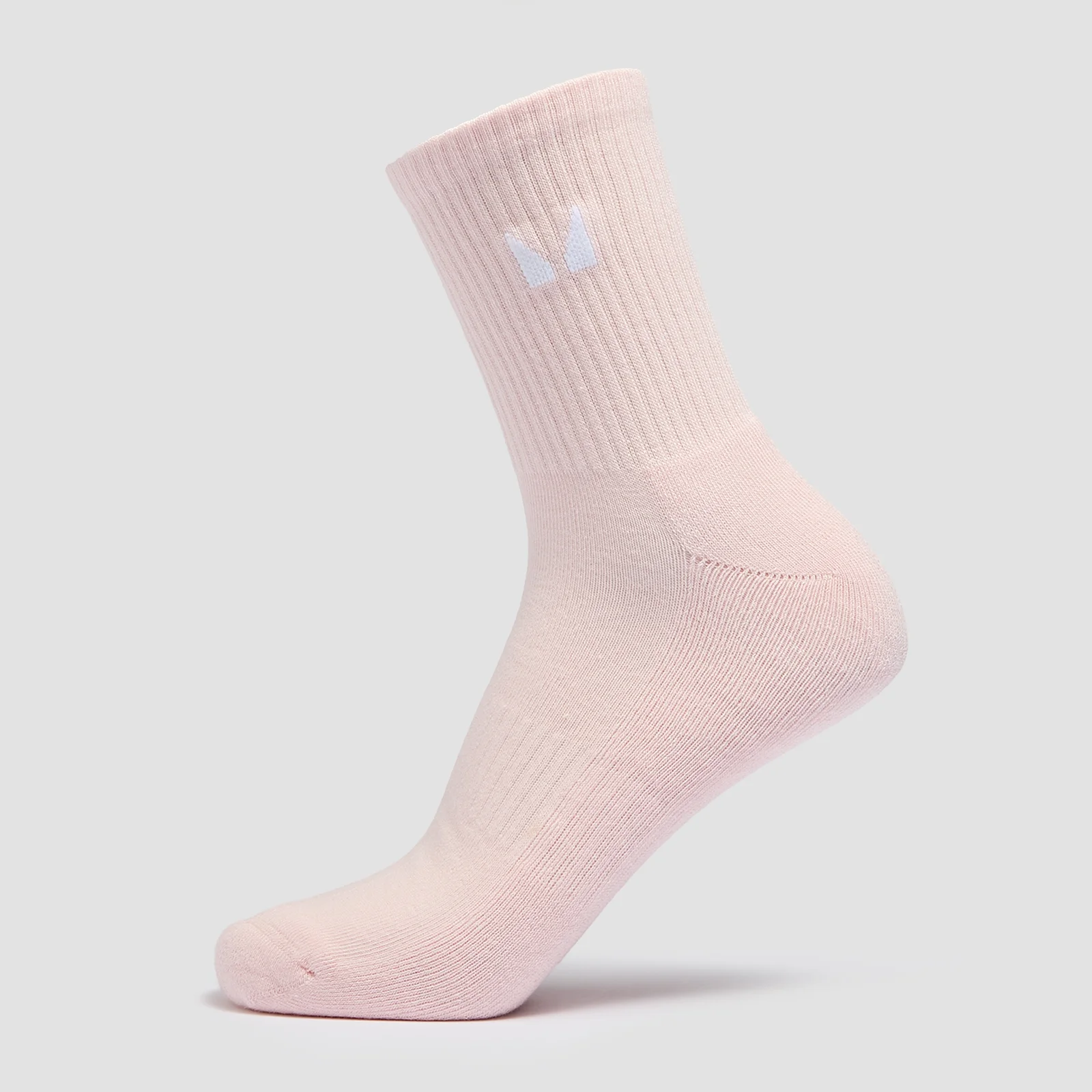 MP Unisex Crew Socks (3 Pack) - Cotton/Baby Pink/Baby Blue - UK 9-11 Image 2