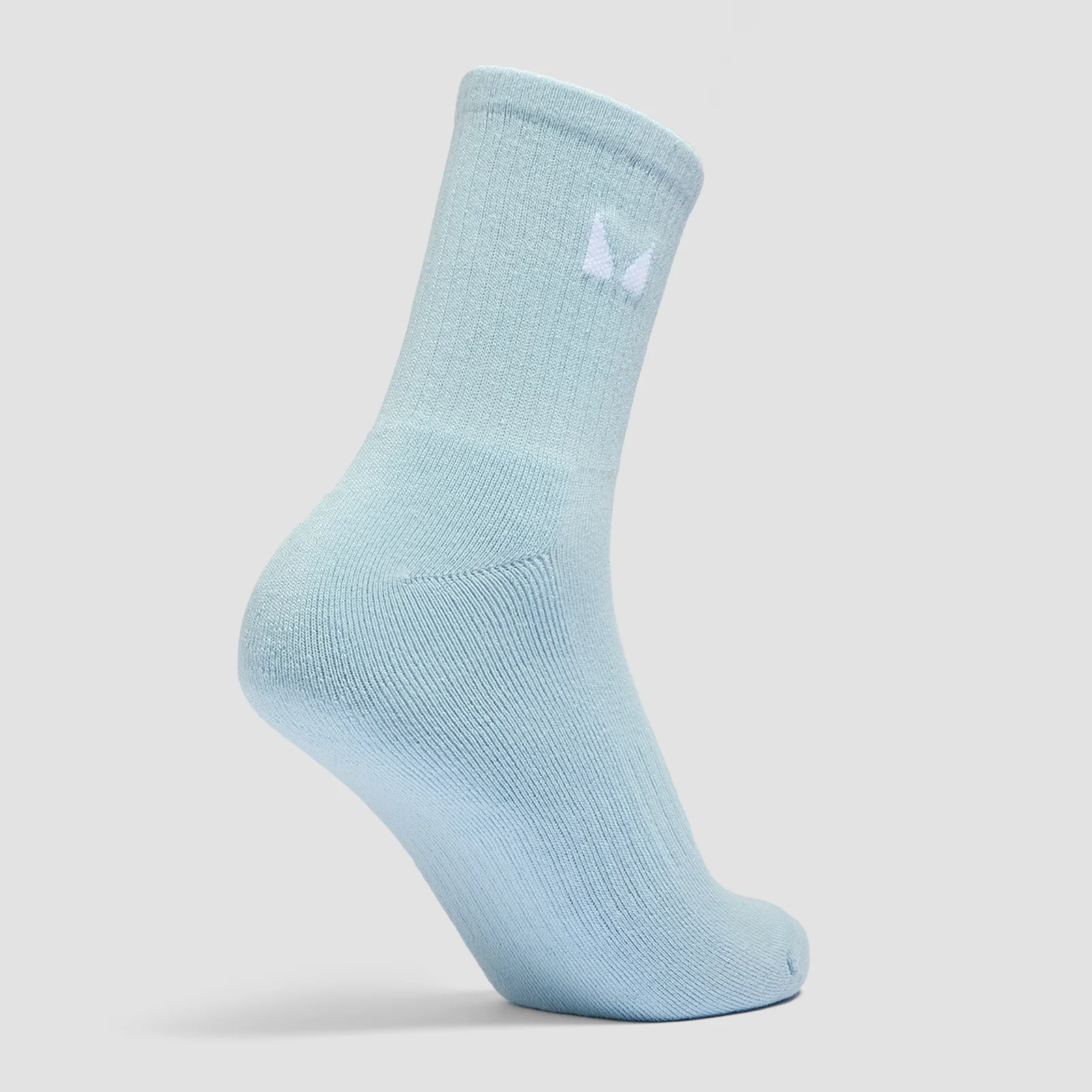 MP Unisex Crew Socks (3 Pack) - Cotton/Baby Pink/Baby Blue - UK 9-11 Image 5