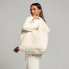 MP Borg Padded Tote - Soft Cream