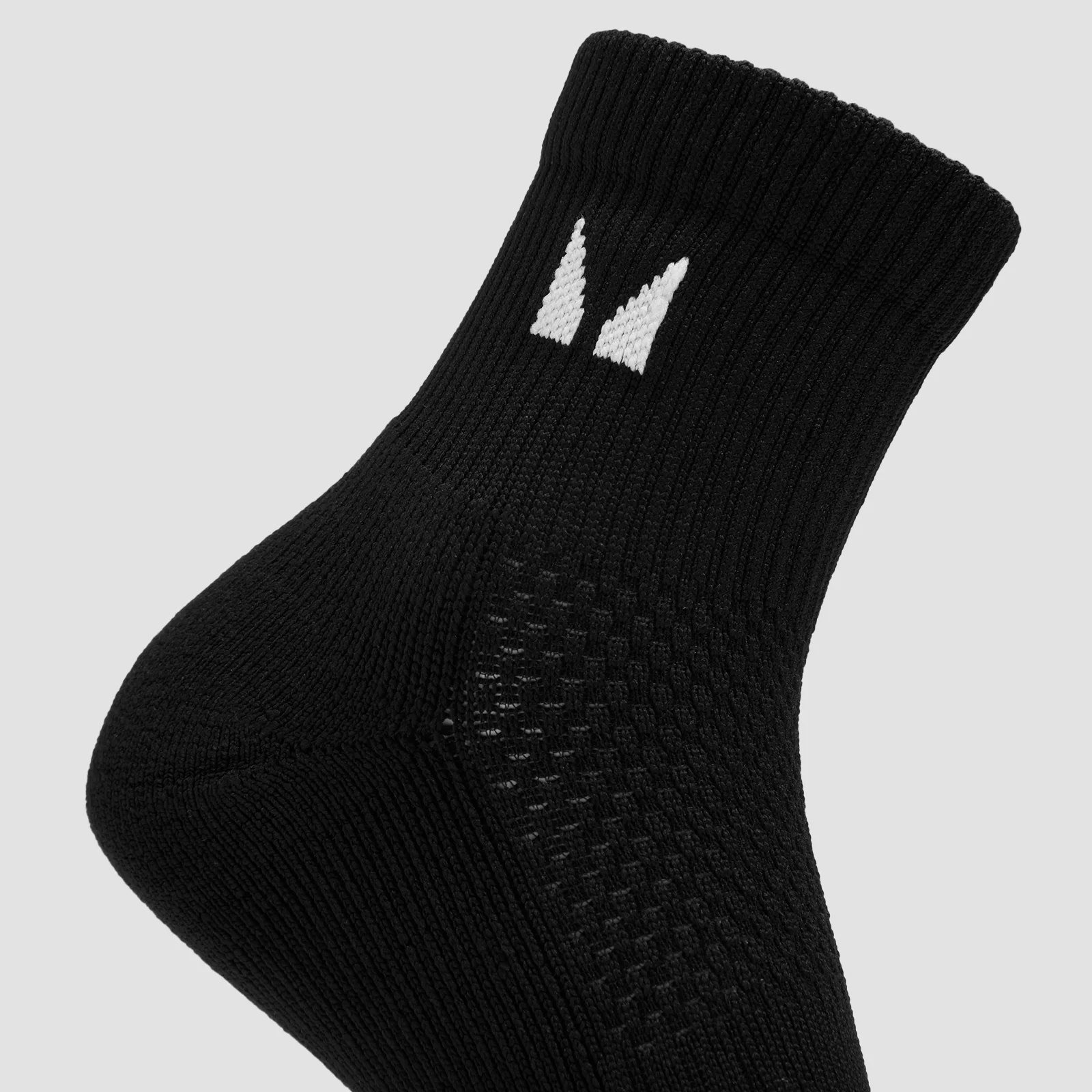MP Running Ankle Socks - Black - UK 12-14 Image 3