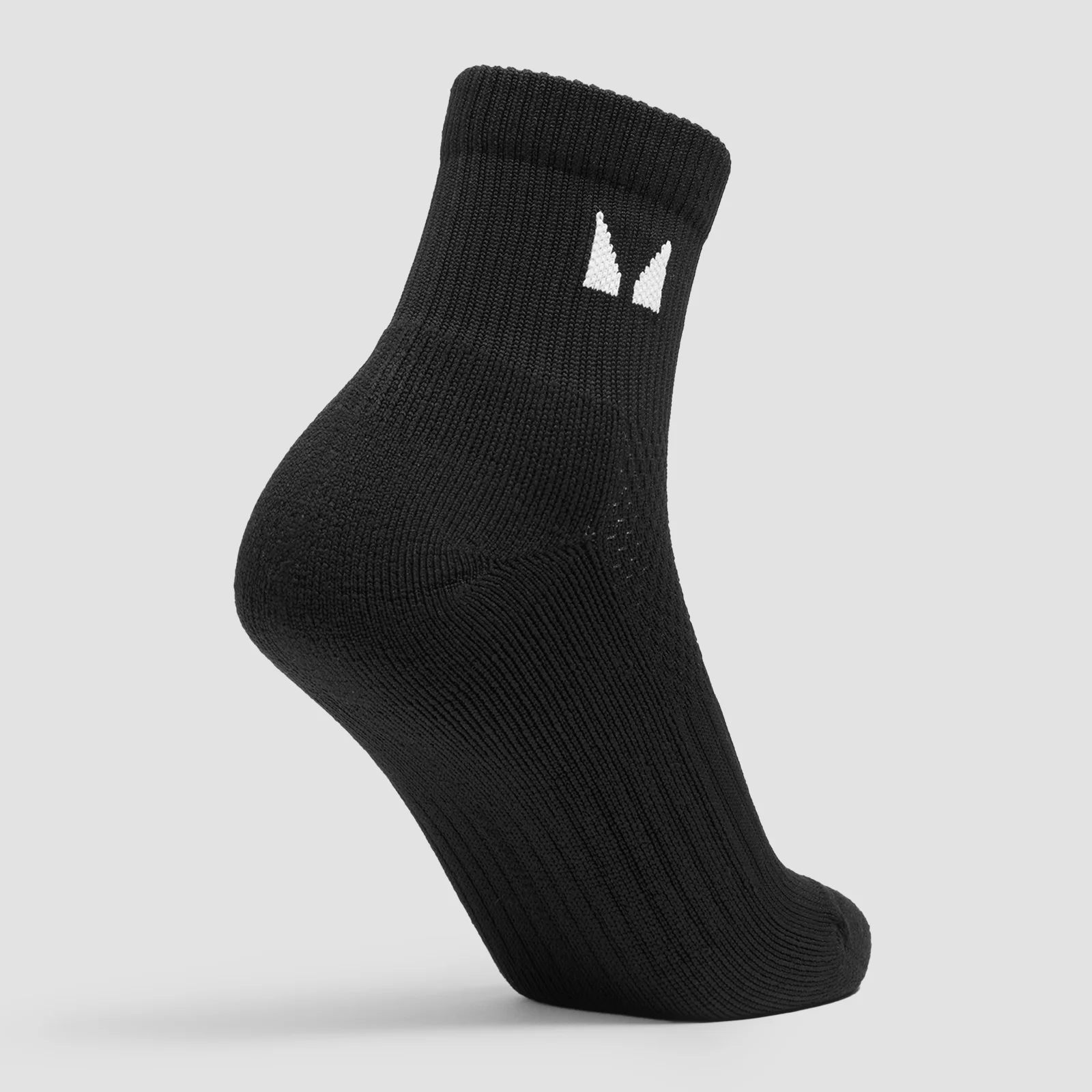MP Running Ankle Socks - Black - UK 12-14 Image 2