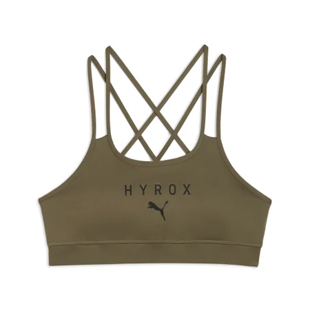 PUMA x HYROX Woman's MOVE STRAPPY BRA - Green