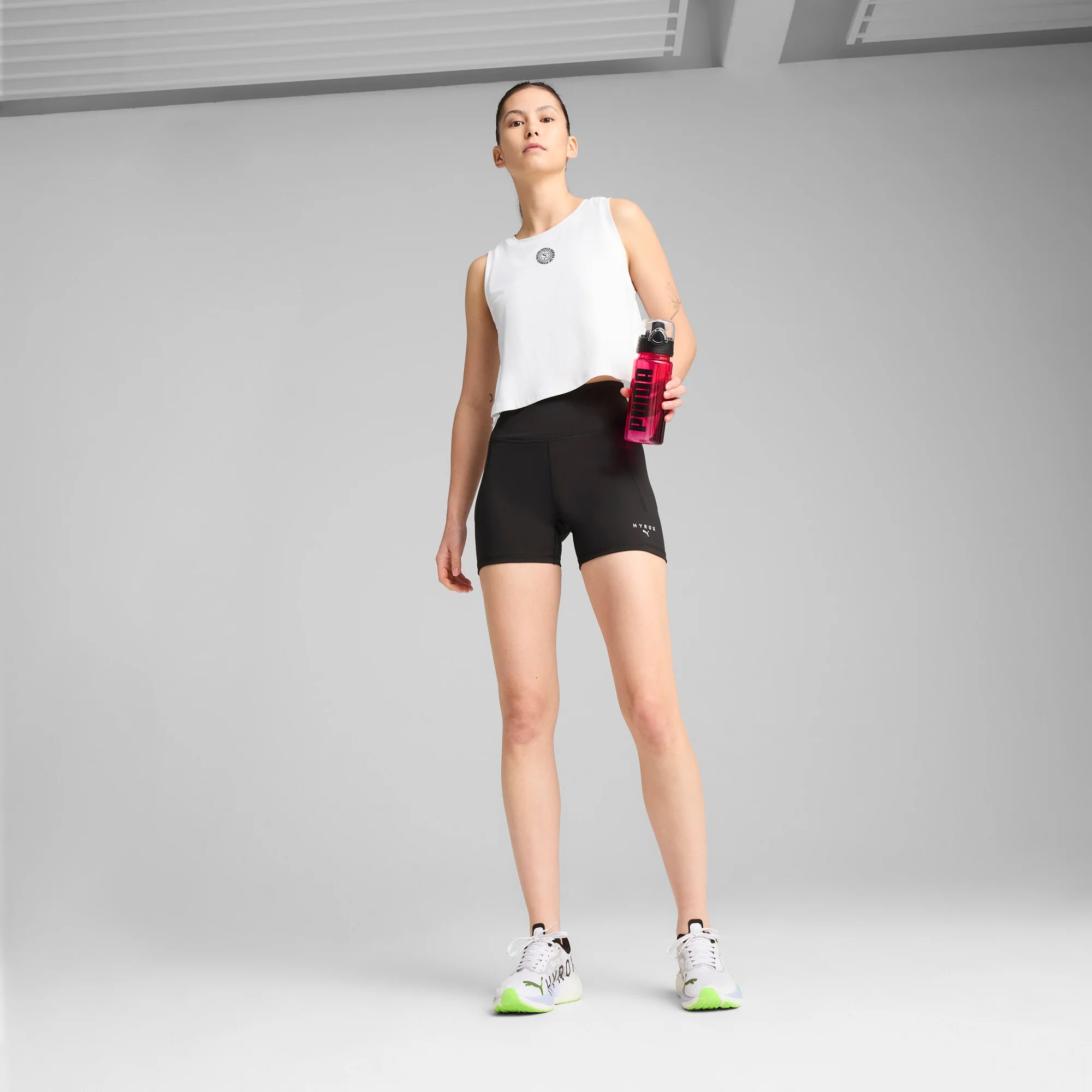 PUMA x HYROX Woman's Cloudspun Sleeveless - White - XS Image 5