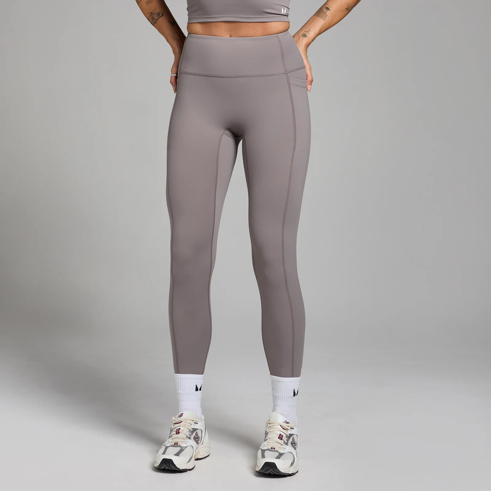 MP Women's Active Pocket Leggings - Cool Grey - XL Image 1